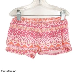 Pink Patterned Shorts